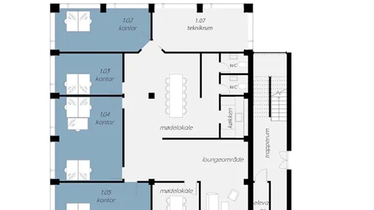 Kontorfællesskaber til leje i Randers C - billede 10
