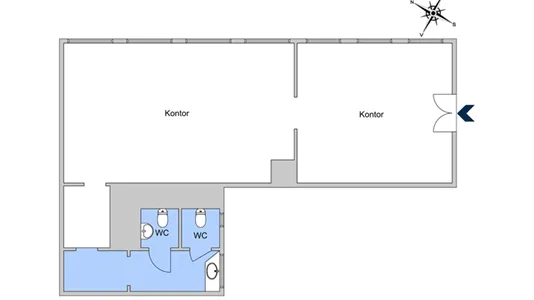 Erhvervslejemål til leje i København K - billede 8