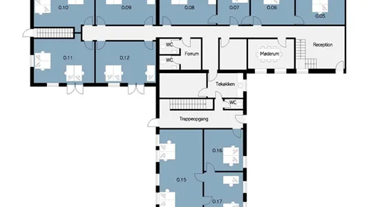 Kontorfællesskaber til leje i Kolding - billede 9