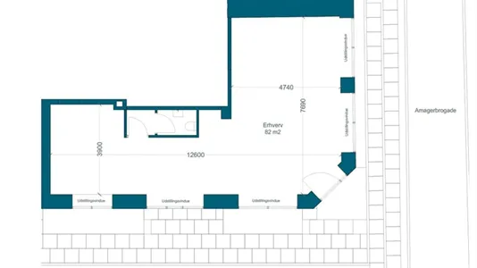 Erhvervslejemål til leje i København S - billede 5